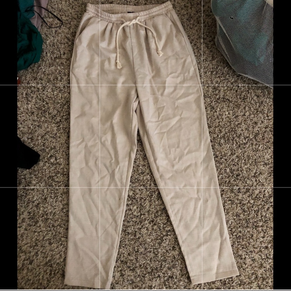 Pretty little thing beige pants